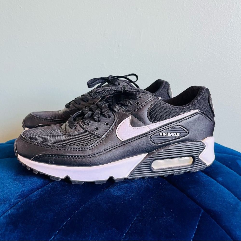 Nike Air Max Black and White sneakers.